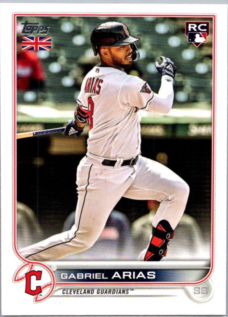 Gabriel Arias #33 Baseball Cards 2022 Topps UK Edition