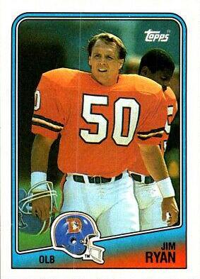 Jim Ryan #34 Football Cards 1988 Topps