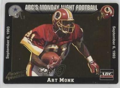 Art Monk #3 Football Cards 1993 Action Packed Monday Night Football