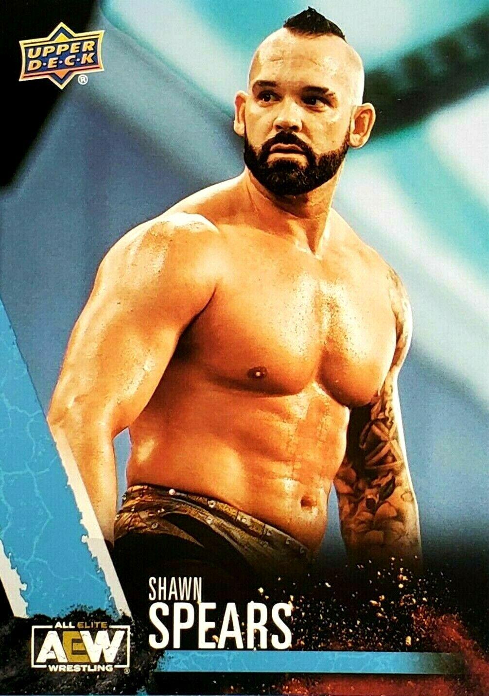 Shawn Spears #3 Wrestling Cards 2021 Upper Deck AEW
