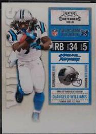DeAngelo Williams #13 Football Cards 2010 Playoff Contenders