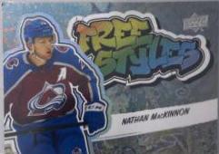 Nathan MacKinnon #FS-14 Hockey Cards 2022 Upper Deck Freestyles