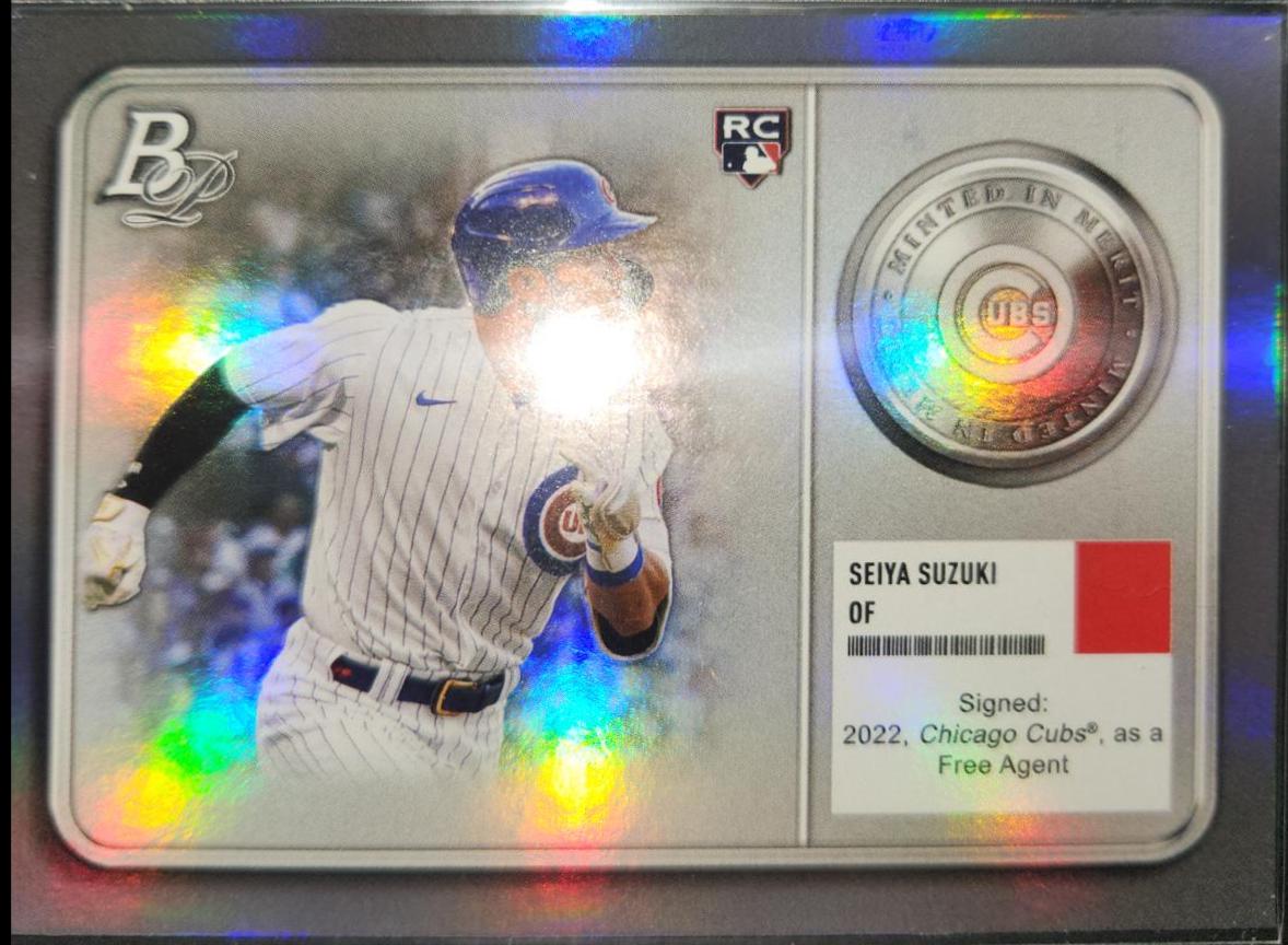 Seiya Suzuki #MM-19 Prices [Rookie] | 2022 Bowman Platinum Minted