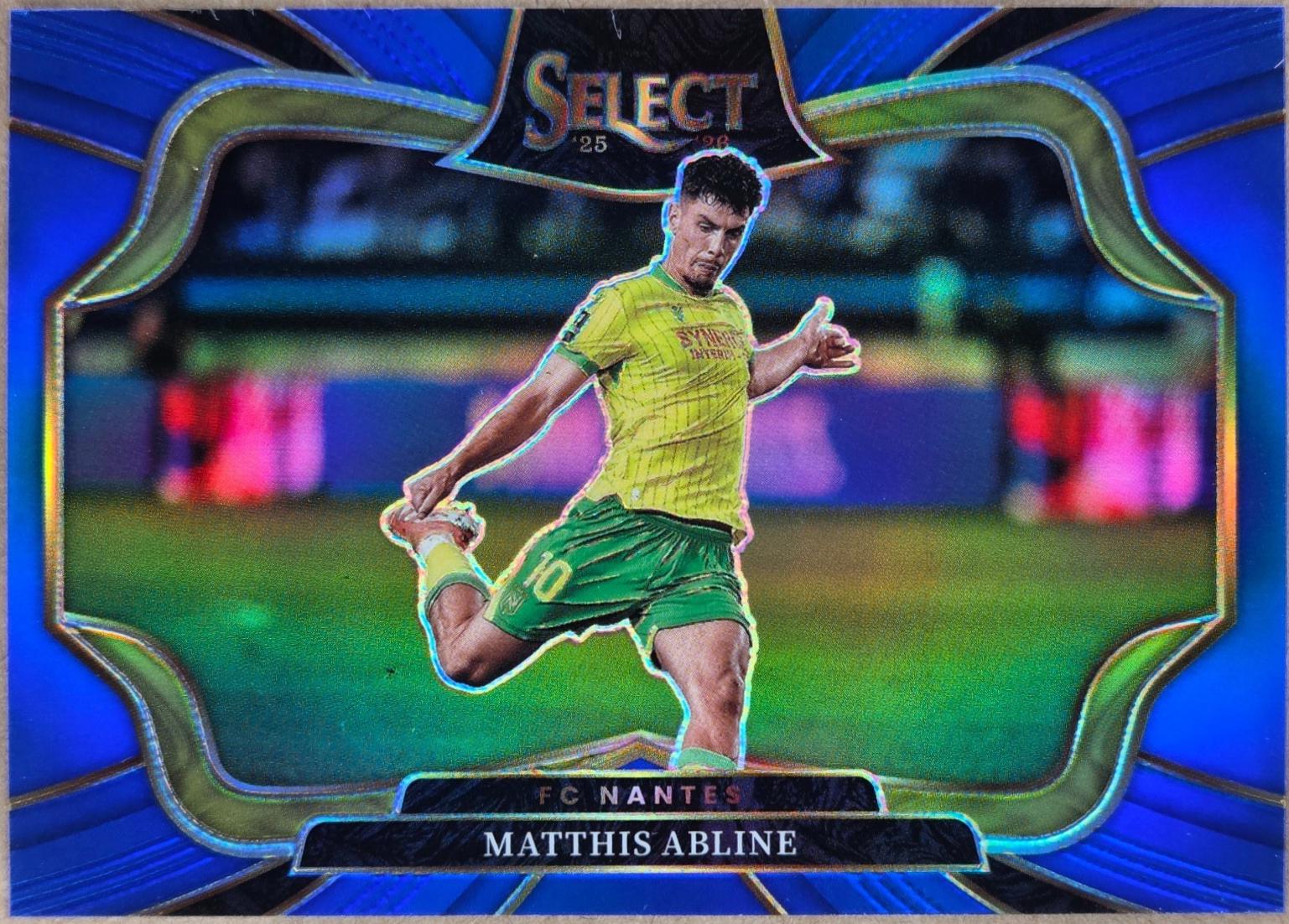 Matthis Abline #202 2025 Panini Select Ligue 1 Soccer