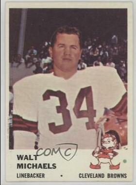 Walt Michaels #18 Football Cards 1961 Fleer