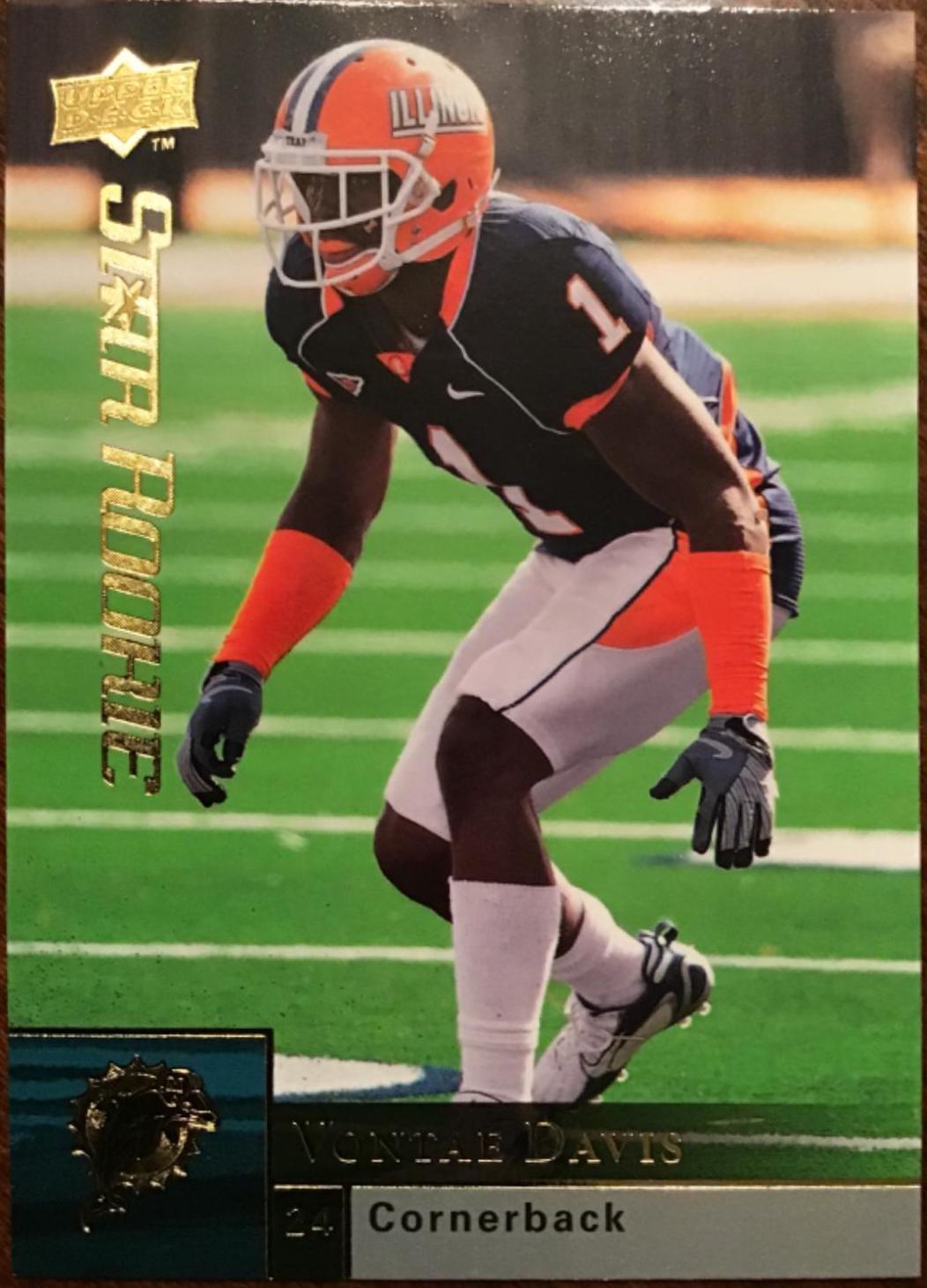 Vontae Davis #243 Football Cards 2009 Upper Deck