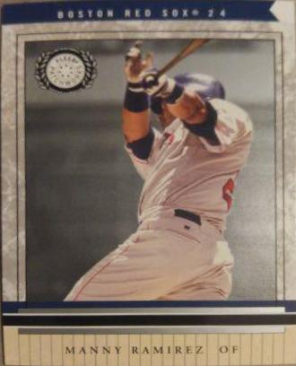 Manny Ramirez #24 Baseball Cards 2003 Fleer Patchworks