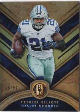 Ezekiel Elliott #72 2019 Panini Gold Standard Football