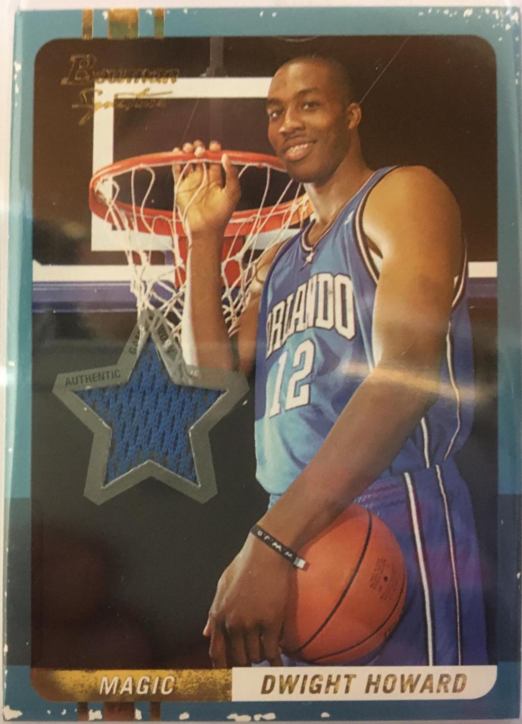 Dwight Howard #56 Basketball Cards 2004 Bowman Signature