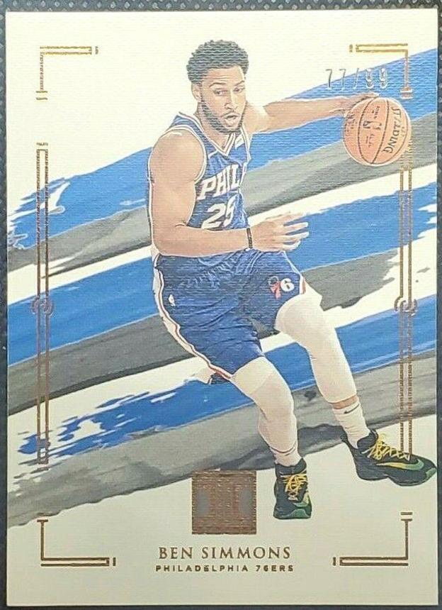 Ben Simmons #29 Basketball Cards 2020 Panini Impeccable