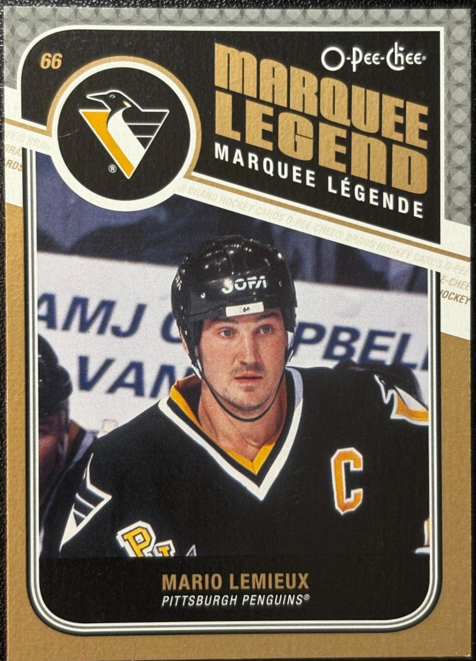 Mario Lemieux #507 2011 O Pee Chee Hockey