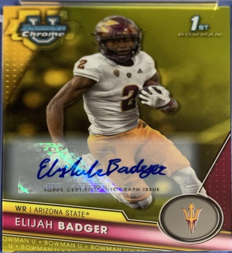 Elijhah Badger [Autograph Yellow] #11