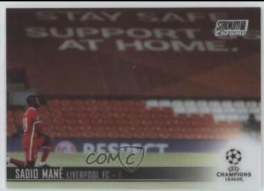 Sadio Mane #30 2020 Stadium Club Chrome UEFA Champions League