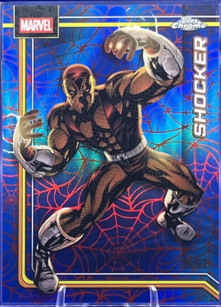 Shocker Spider-Web Red/Blue Refractor