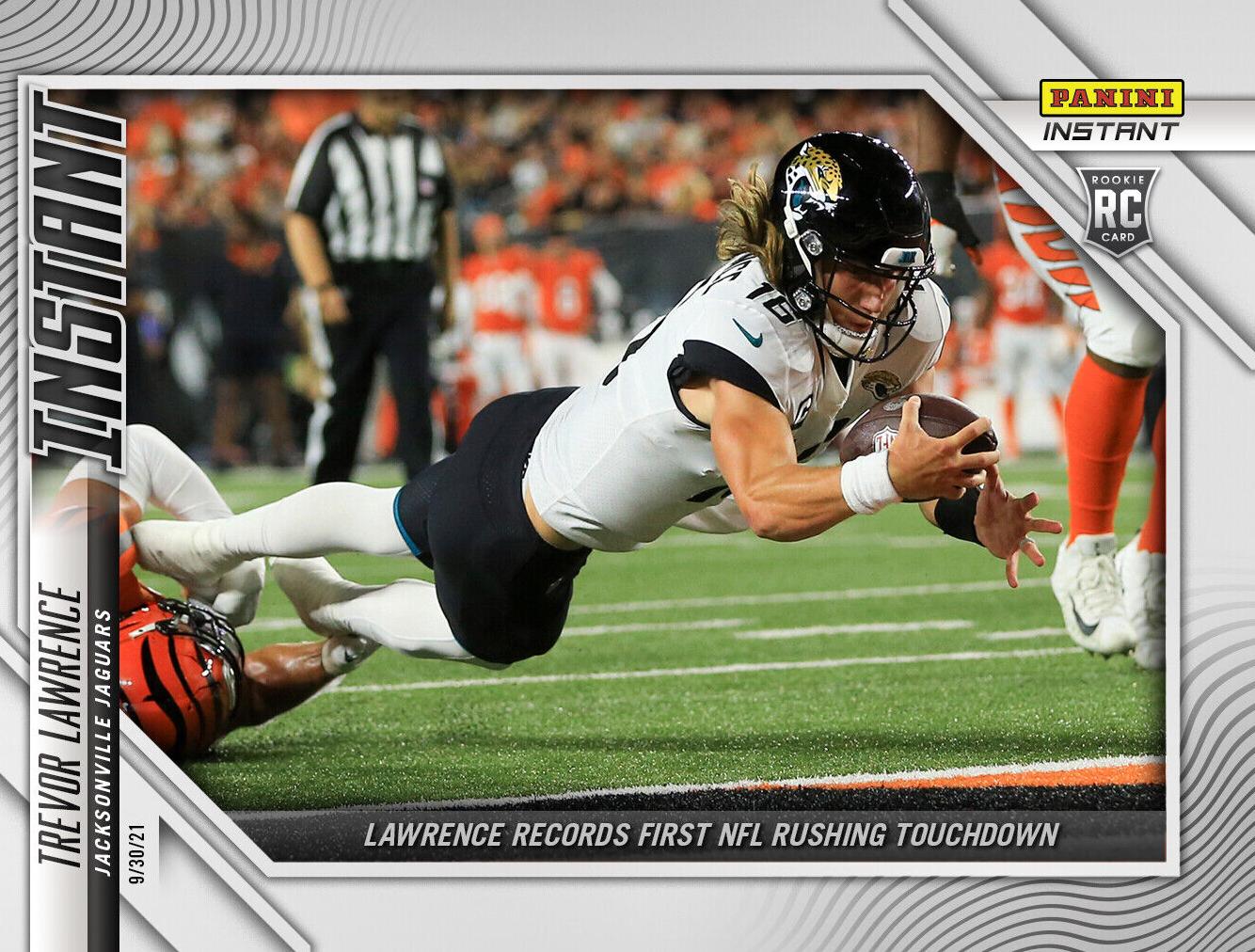 Trevor Lawrence #41 Football Cards 2021 Panini Instant NFL