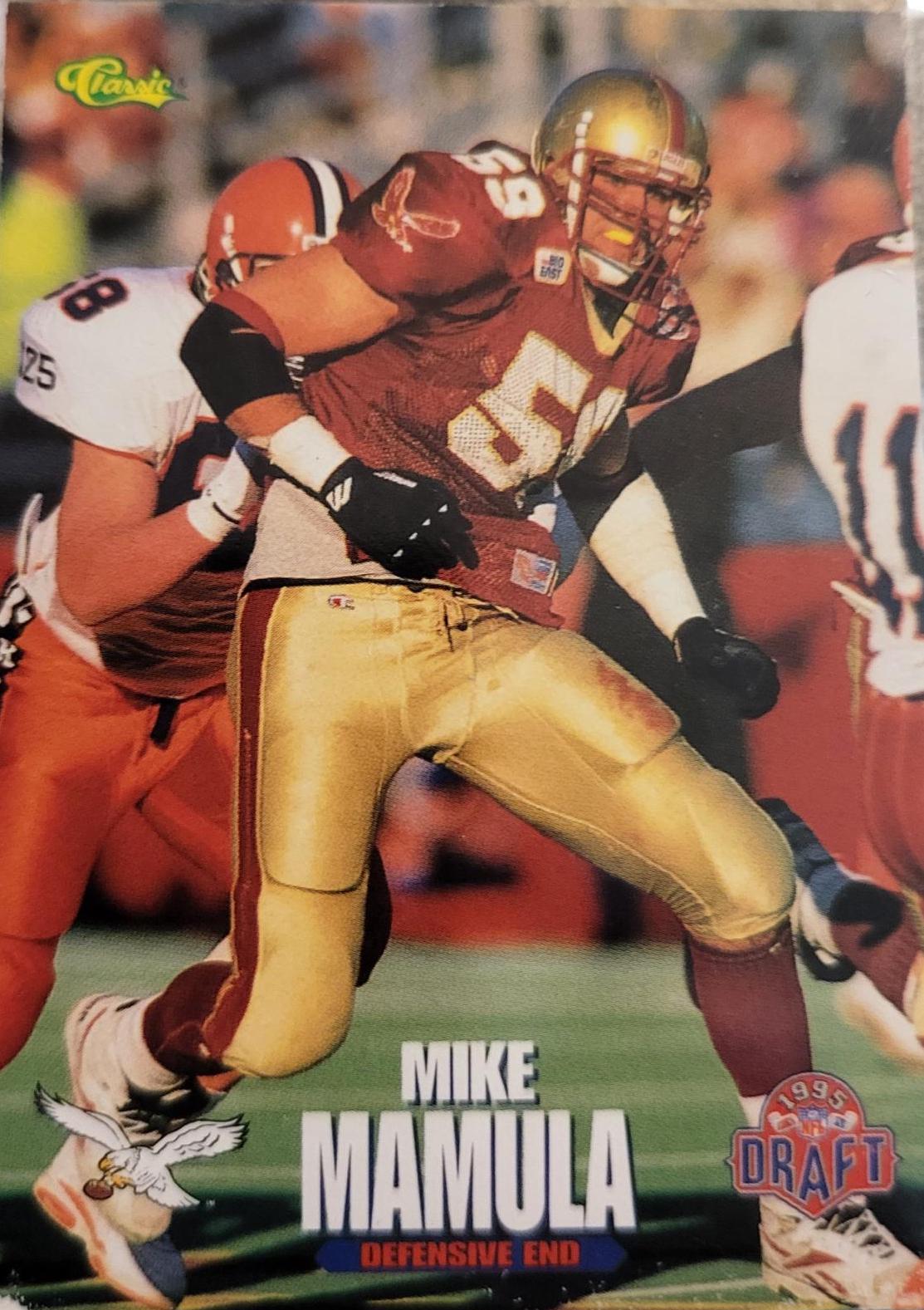 Mike Mamula #7 Football Cards 1995 Classic NFL Rookies