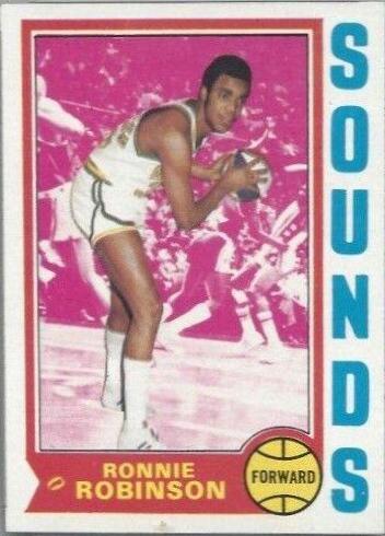 Ronnie Robinson #251 Basketball Cards 1974 Topps