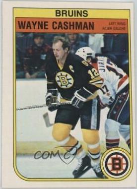 Wayne Cashman #8 Hockey Cards 1982 O-Pee-Chee