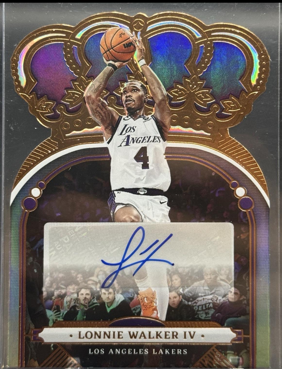 Lonnie Walker IV #CA-LWK 2022-23 Panini Crown Royale Basketball Crown Autographs