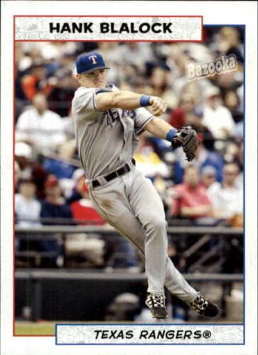Hank Blalock #3 Baseball Cards 2005 Bazooka
