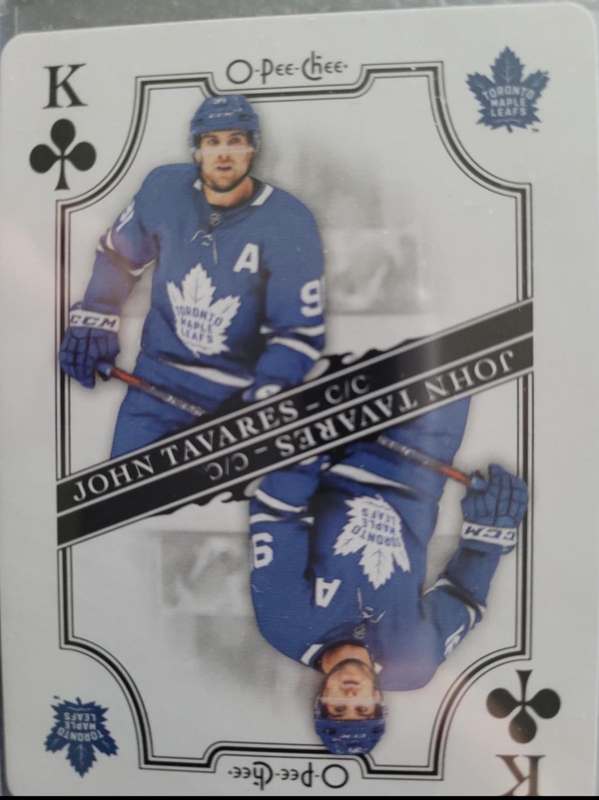 John Tavares #K Hockey Cards 2019 O-Pee-Chee Playing Cards