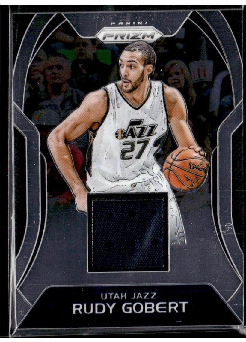 Rudy Gobert #SW-RG 2017 Panini Prizm Sensational Swatch Basketball