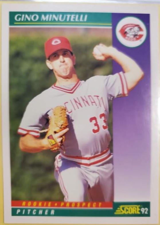 Gino Minutelli #408 Baseball Cards 1992 Score
