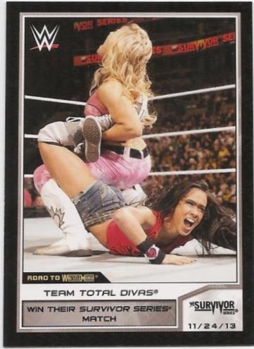 Team Total Divas #59 Wrestling Cards 2014 Topps WWE Road to Wrestlemania