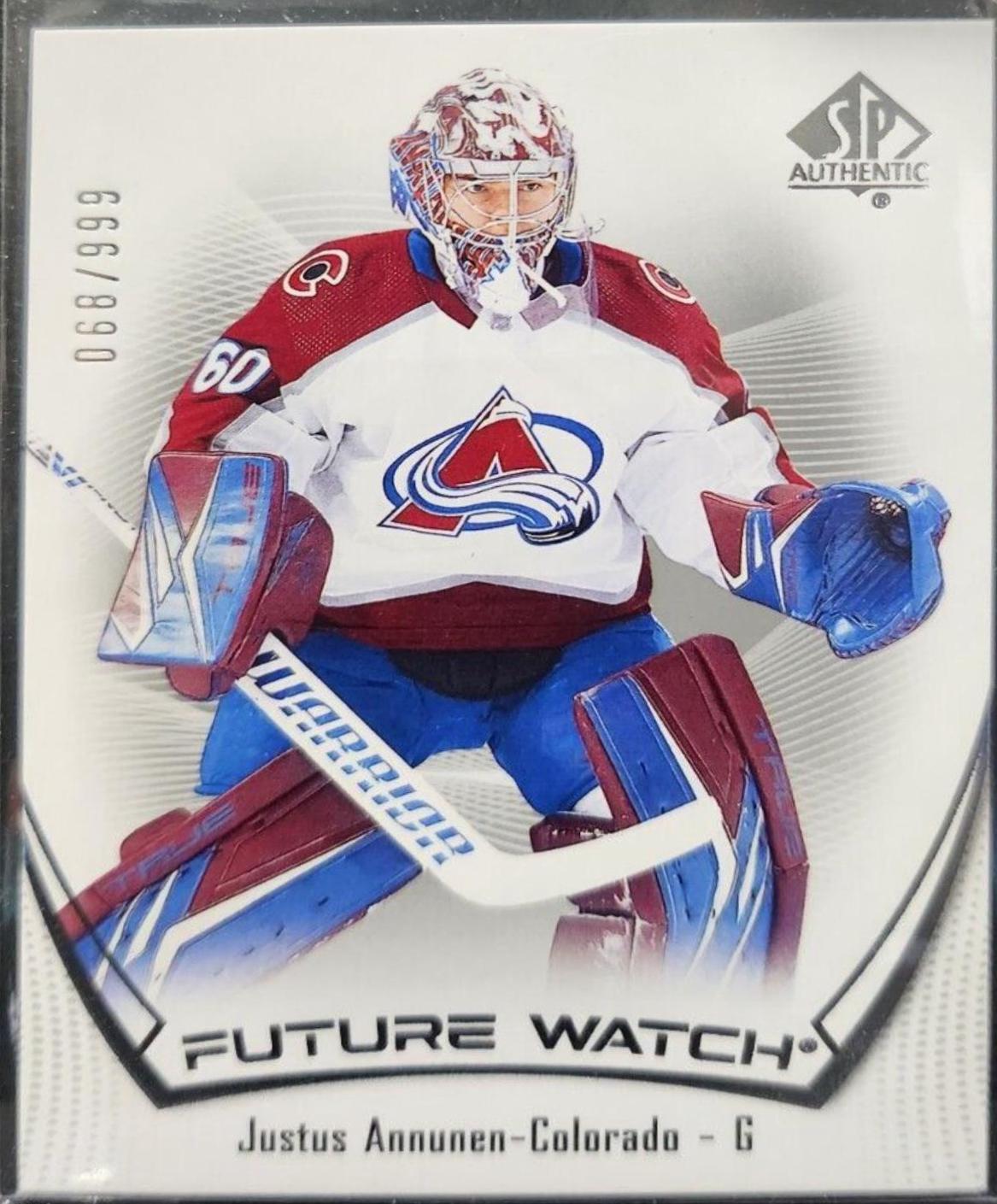 Justus Annunen #159 2021-22 SP Authentic Hockey