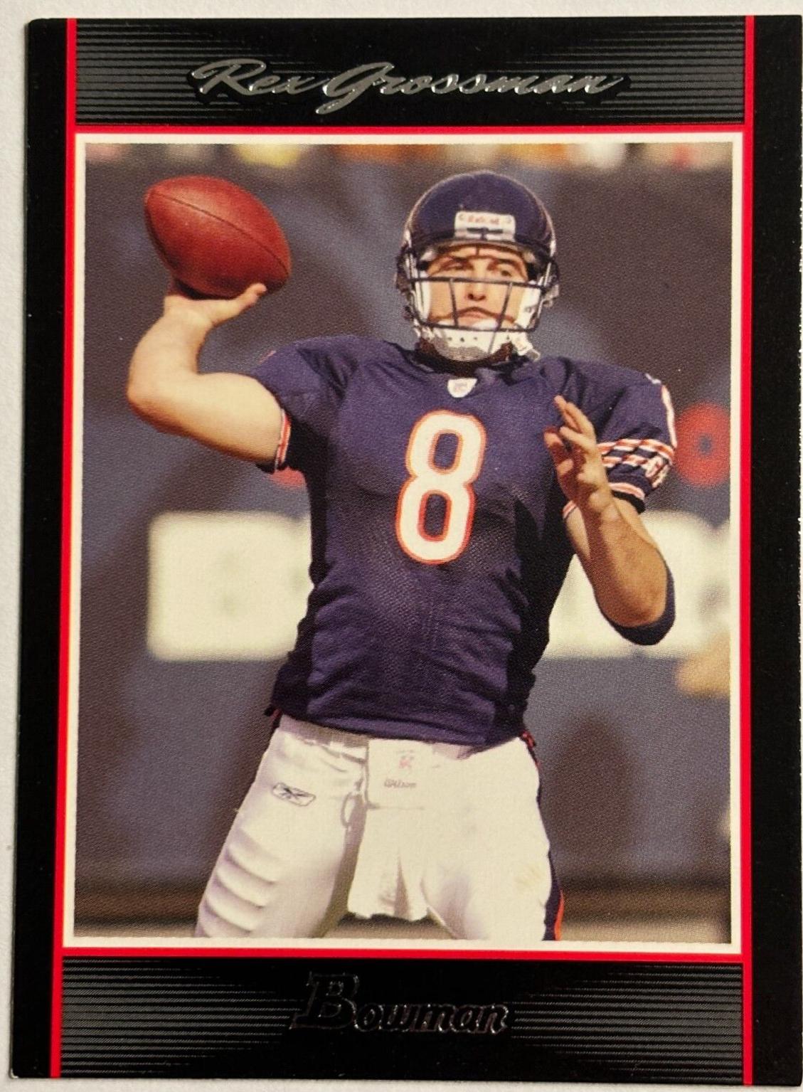 Rex Grossman #7 Football Cards 2007 Bowman