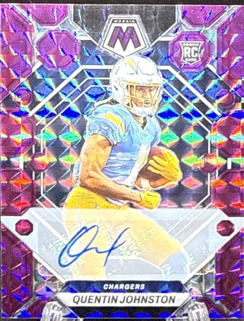 Quentin Johnston [Autograph Purple] #356