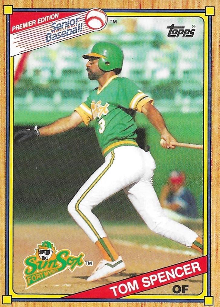 Tom Spencer #24 Baseball Cards 1989 Topps Senior League
