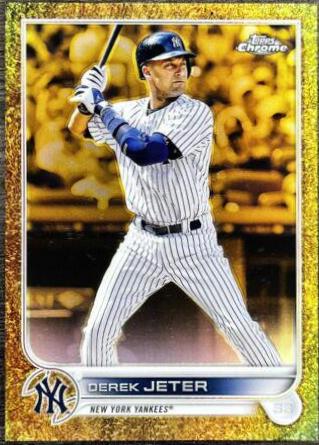Derek Jeter #2 Baseball Cards 2022 Topps Gilded Collection