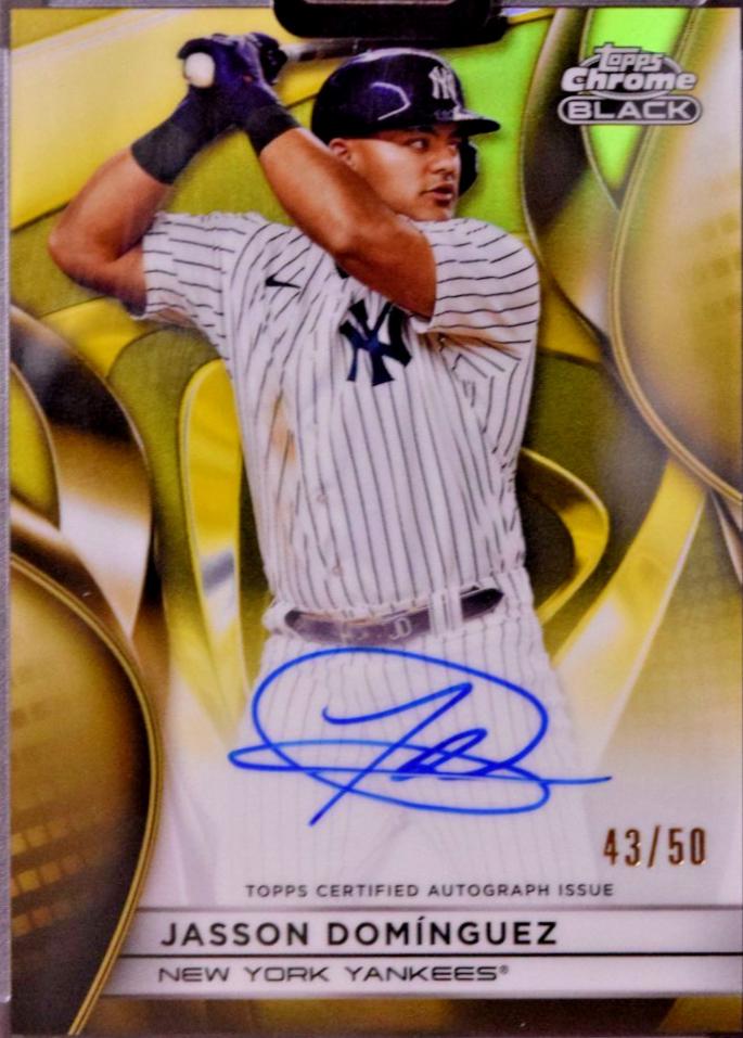 Jasson Dominguez [Gold Refractor] #CBA-JD Prices | 2025 Topps