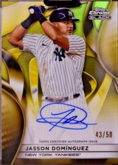 Jasson Dominguez [Gold Refractor] #CBA-JD Prices | 2025 Topps