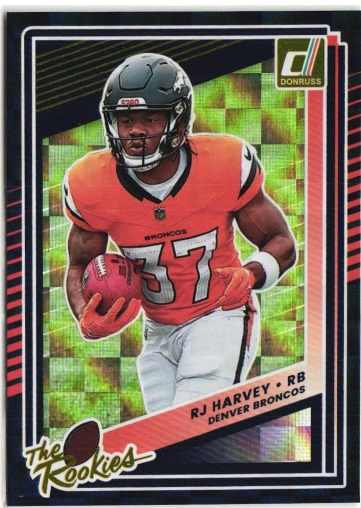 RJ Harvey #32 2025 Panini Donruss The Rookies Football