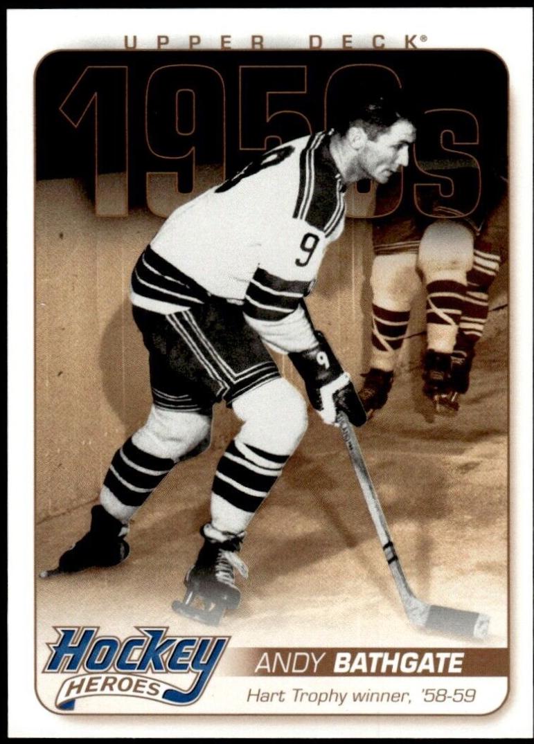Andy Bathgate #HH3 Hockey Cards 2011 Upper Deck Hockey Heroes