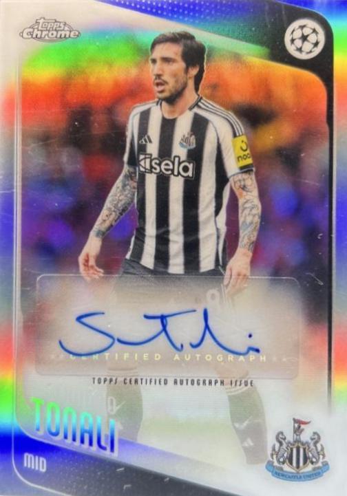 Sandro Tonali #CA-ST Prices | 2025 Topps Chrome UEFA Autograph