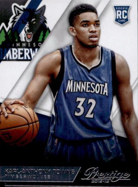2015 Panini Prestige Karl-Anthony Towns #207 card