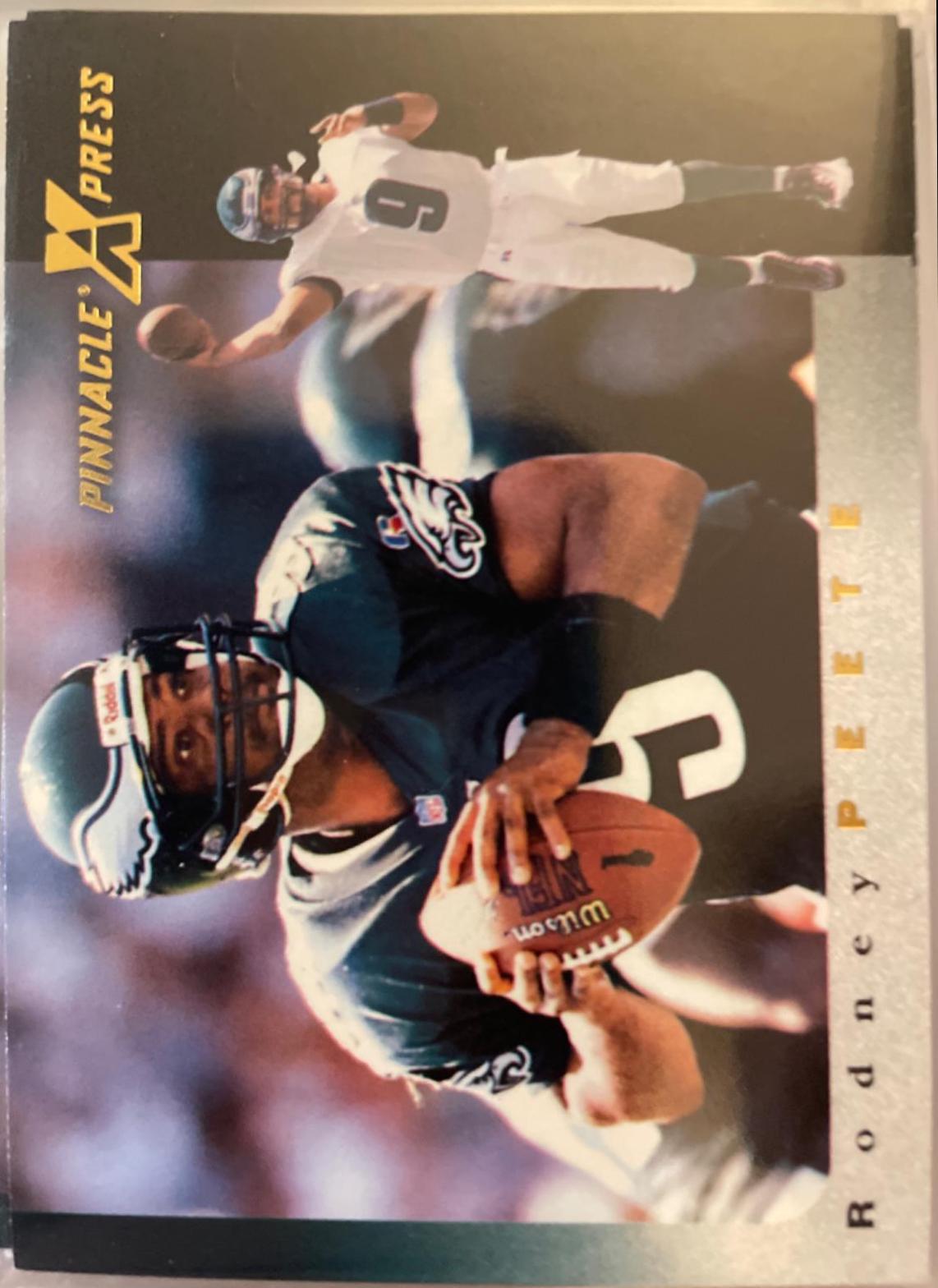 Rodney Peete #43 Football Cards 1997 Pinnacle X Press