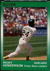 Rickey Henderson #90 1991 Star Silver Edition Baseball