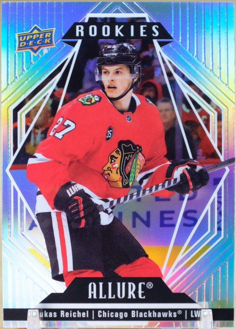 Lukas Reichel #127 Hockey Cards 2022 Upper Deck Allure