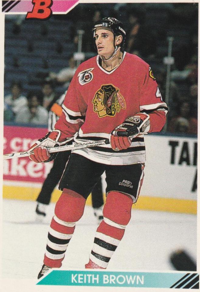 Keith Brown #4 Hockey Cards 1992 Bowman