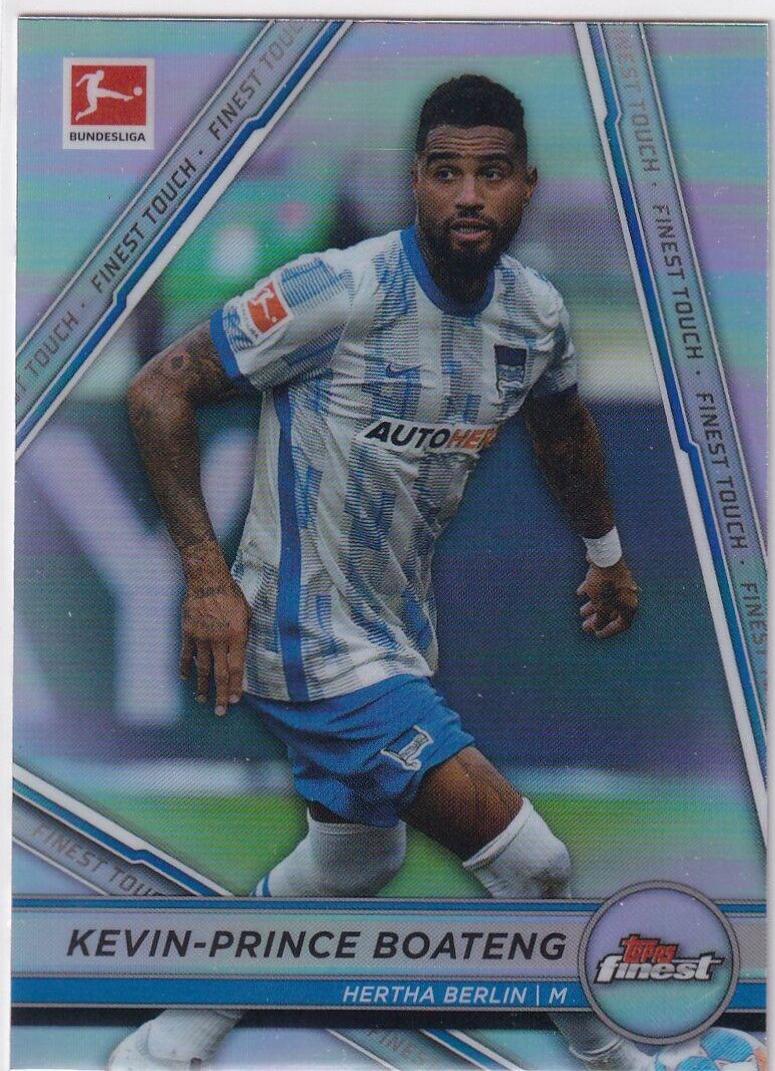 Kevin Prince Boateng #FT-KPB Soccer Cards 2021 Topps Finest Bundesliga Touch