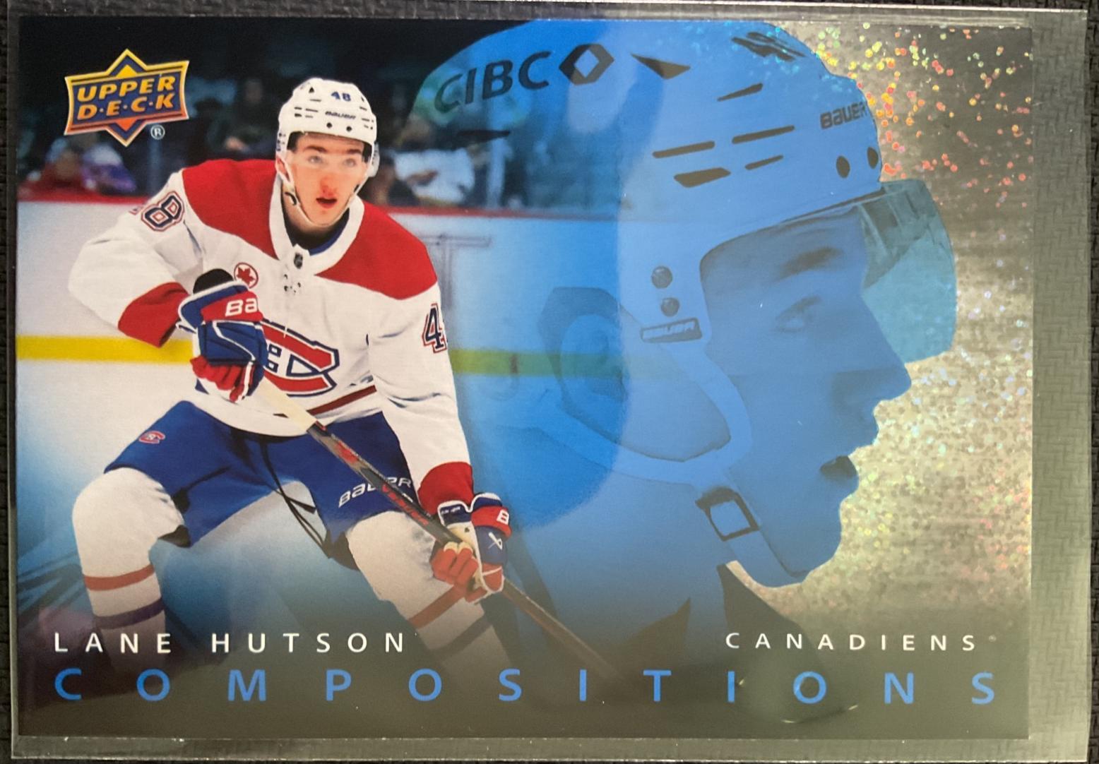 2025 Upper Deck Compositions Lane Hutson [Speckle] #CMP-24 card