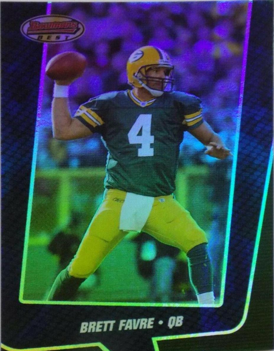 Brett Favre #5 Football Cards 2005 Bowman's Best