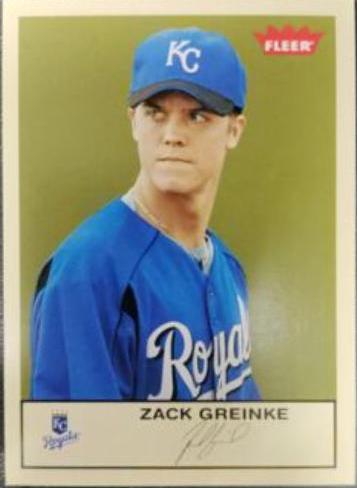 Zack Greinke #33 Baseball Cards 2005 Fleer Tradition