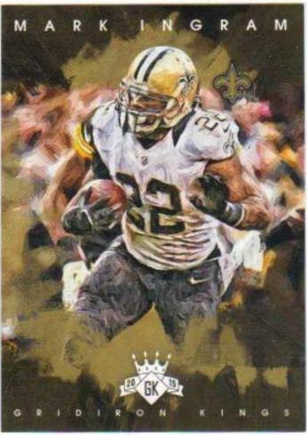 Mark Ingram #2 Football Cards 2015 Panini Gridiron Kings