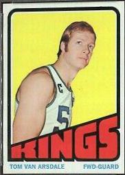 Tom Van Arsdale #79 Basketball Cards 1972 Topps