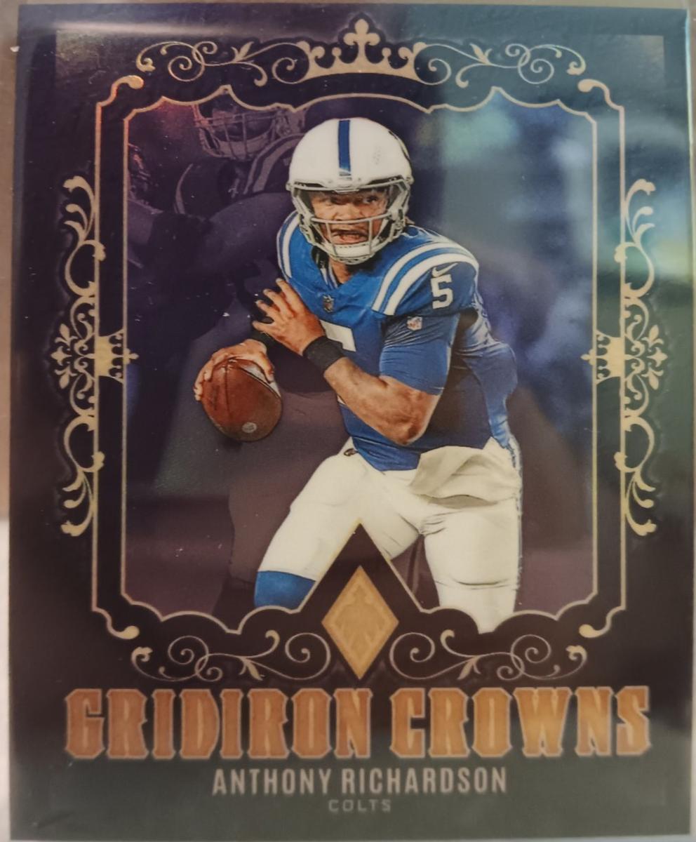 Anthony Richardson #GC-ARN Football Cards 2024 Panini Phoenix Gridiron Crowns